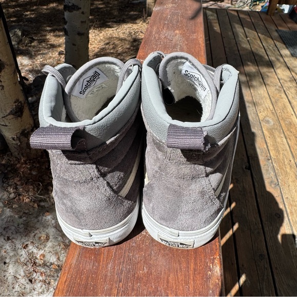 VANS SK8-HI MTE 'PEWTER' GRAY MEN'S 8.5 W 10 SCOTCH GUARD INSULATED - Picture 4 of 6